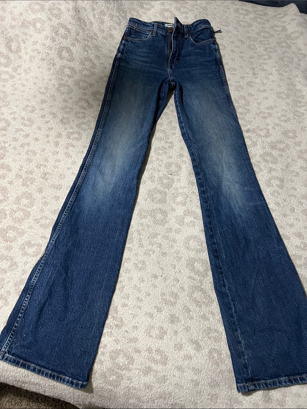 Wrangler Westward 25/36 Women's Dark Blue Flare Jeans